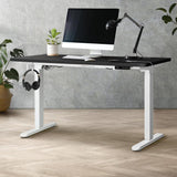 NNEED Standing Desk Adjustable Motorised 120cm White&Black