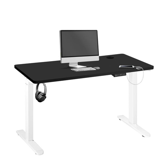 NNEED Standing Desk Adjustable Motorised 120cm White&Black
