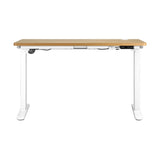 NNEED Standing Desk Adjustable Motorised 120cm White&Oak