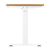 NNEED Sit Stand Desk Motorised Adjustable 160cm White&Oak