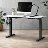 NNEED Standing Desk Dual Motor Adjustable 120cm Black&White