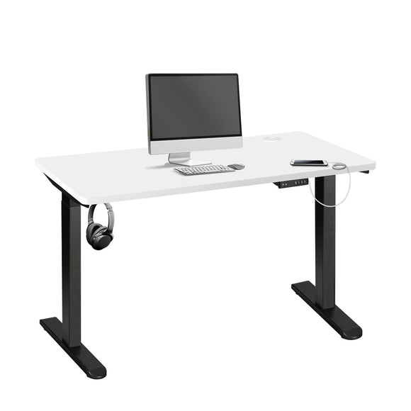 NNEED Standing Desk Dual Motor Adjustable 120cm Black&White
