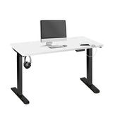 NNEED Standing Desk Dual Motor Adjustable 120cm Black&White