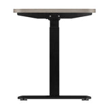 NNEED 140cm Electric Standing Desk Dual Motor Black&Grey-Oak