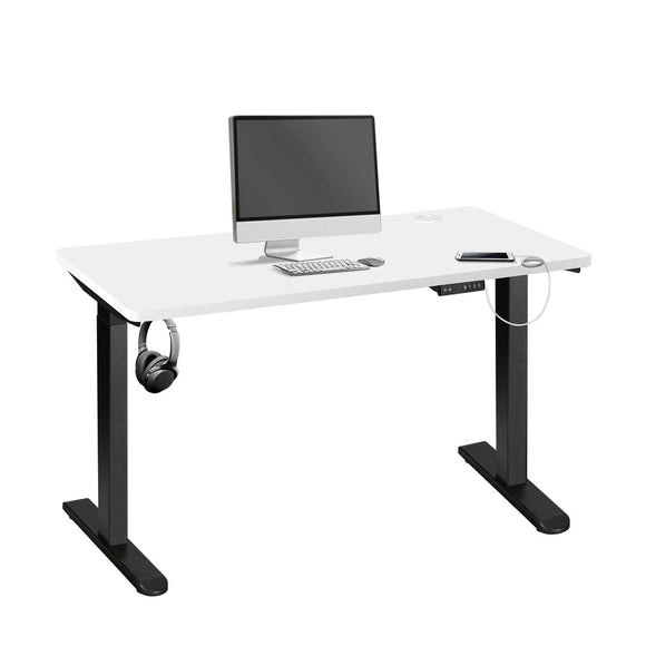 NNEED Standing Desk Dual Motor Adjustable 140cm Black&White