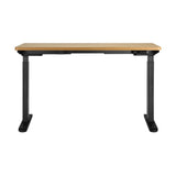 NNEED Sit-Stand Desk Height Adjustable Desk Black&Oak