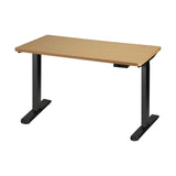 NNEED Sit-Stand Desk Height Adjustable Desk Black&Oak