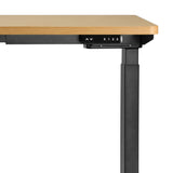 NNEED Sit-Stand Desk Height Adjustable Desk Black&Oak