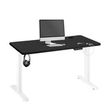 NNEED Standing Desk Dual Motor Adjustable 120cm White&Black