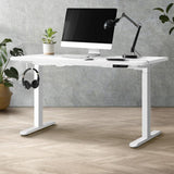 NNEED Standing Desk Dual Motor Adjustable 120cm White