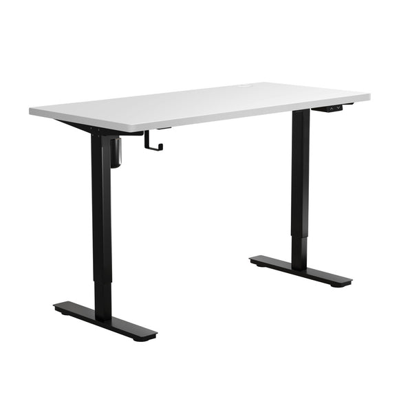 NNEED Electric Standing Desk Single Motor Black&White 120cm