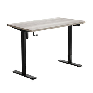 NNEED 140CM Electric Standing Desk Adjustable Black&Grey-Oak