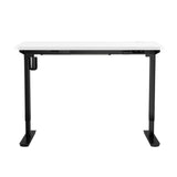 NNEED Electric Standing Desk Single Motor Black&White 140cm