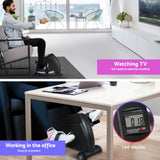 NNEDSZ 140cm Artiss Electric Standing Desk with Mini Pedal Exercise Bike Home Office