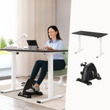 NNEDSZ 140cm Artiss Electric Standing Desk with Mini Pedal Exercise Bike Home Office