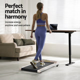 NNEDSZ Artiss 140cm Automatic Standing Desk with 360mm Electric Walking Pad Treadmill