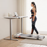 NNEDSZ Artiss 140cm Automatic Standing Desk with 360mm Electric Walking Pad Treadmill