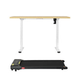 NNEDSZ Artiss 120cm Automatic Standing Desk with 400mm Electric Walking Pad Treadmill