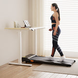 NNEDSZ Artiss 120cm Automatic Standing Desk with 400mm Electric Walking Pad Treadmill