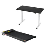 NNEDSZ Artiss 120cm Automatic Standing Desk with 400mm Electric Walking Pad Treadmill