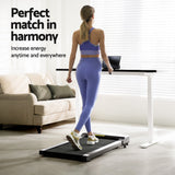 NNEDSZ Artiss 120cm Automatic Standing Desk with 400mm Electric Walking Pad Treadmill