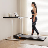 NNEDSZ Artiss 120cm Automatic Standing Desk with 400mm Electric Walking Pad Treadmill