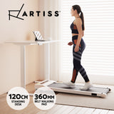 NNEDSZ Artiss 120cm Automatic Standing Desk with 360mm Electric Walking Pad Treadmill