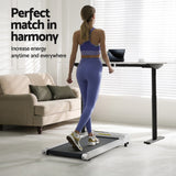 NNEDSZ Artiss 140cm Automatic Standing Desk with 360mm Electric Walking Pad Treadmill