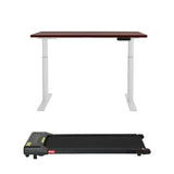 NNEDSZ Artiss 120cm Automatic Standing Desk with 400mm Electric Walking Pad Treadmill