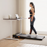 NNEDSZ Artiss 120cm Automatic Standing Desk with 400mm Electric Walking Pad Treadmill