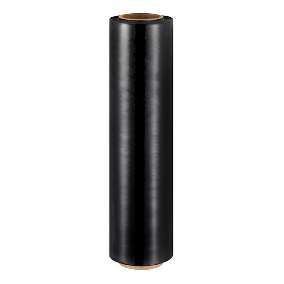NNEDSZ 500mm x 400m Stretch Film Pallet Shrink Wrap 1 Roll Package Use Plastic Black
