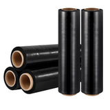 NNEDSZ 500mm x 400m Stretch Film Pallet Shrink Wrap 5 Rolls Package Use Plastic Black