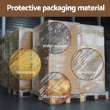 NNEDSZ 500mm x 400m Stretch Film Pallet Shrink Wrap 2 Rolls Package Use Plastic Clear
