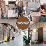 NNEDSZ 500mm x 400m Stretch Film Pallet Shrink Wrap 2 Rolls Package Use Plastic Clear