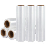 NNEDSZ 500mm x 400m Stretch Film Pallet Shrink Wrap 6 Rolls Package Use Plastic Clear