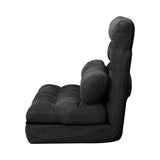 NNEED Lounge Sofa Bed Floor Recliner 2 seater Folding Charcoal