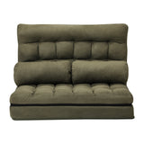 NNEED Lounge Sofa Bed Floor Recliner 2 seater Folding Green
