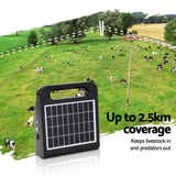 NNEDSZ 2.5km Electric Fence Energiser Solar Farm 0.15J