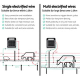 NNEDSZ 2.5km Electric Fence Energiser Solar Farm 0.15J