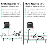NNEDSZ 5km Electric Fence Energiser Solar Farm 0.3J