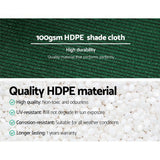 NNEDSZ 50% Shade Cloth 1.83x50m Shadecloth Sail Heavy Duty Green
