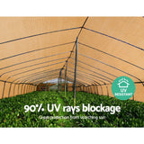 NNEDSZ 90% Shade Cloth 3.66x30m Shadecloth Sail Heavy Duty Beige