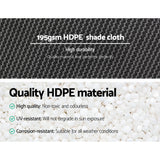 NNEDSZ 90% Shade Cloth 3.66x30m Shadecloth Wide Heavy Duty White