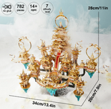 NNEOBA 3D Metal Puzzle Lingxiao Palace