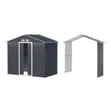 NNEDSZ Giantz Garden Shed Outdoor Storage 2.15x1.74M Tool Workshop House w/Extension Kit