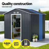 NNEDSZ Giantz Garden Shed Outdoor Storage 2.15x1.74M Tool Workshop House w/Extension Kit