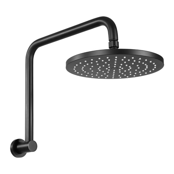 NNEDSZ 9'' Rain Shower Head Overhead High-pressure Swivel Black