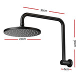 NNEDSZ 9'' Rain Shower Head Overhead High-pressure Swivel Black