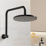 NNEDSZ 9'' Rain Shower Head Overhead High-pressure Swivel Black