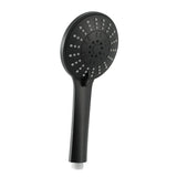 NNEDSZ Handheld Shower Head 4.5" High Pressure 5 Modes Poweful Round Black